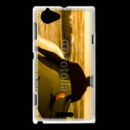 Coque Sony Xperia L Surfer à la tombée de la nuit
