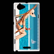 Coque Sony Xperia L Sur la plage ensoleillée 1