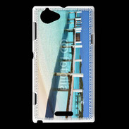Coque Sony Xperia L Ponton de mer des bahamas