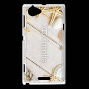Coque Sony Xperia L La mer et les coquillages