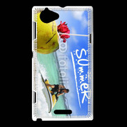 Coque Sony Xperia L Plaisir de la mer 5