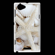 Coque Sony Xperia L Coquillage et étoile de mer