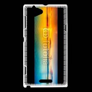 Coque Sony Xperia L Couché de soleil mer