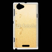 Coque Sony Xperia L Empreintes de pieds