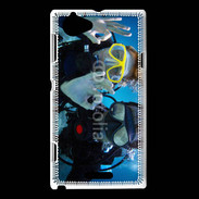 Coque Sony Xperia L Couple de plongeurs