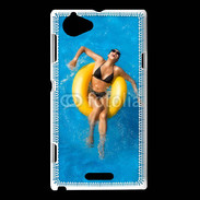 Coque Sony Xperia L Bouée et bronzage