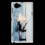 Coque Sony Xperia L Kitesurfeur en mer 5