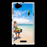 Coque Sony Xperia L Kite surf passion