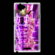 Coque Sony Xperia L Coupes de champagne discothèque