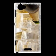 Coque Sony Xperia L Coupes de champagne