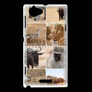 Coque Sony Xperia L Les animaux de la savane
