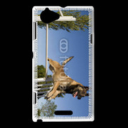 Coque Sony Xperia L Chien agility