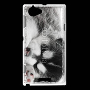Coque Sony Xperia L Chiot Husky