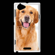 Coque Sony Xperia L Chien Golden