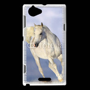 Coque Sony Xperia L Cheval arabe