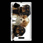 Coque Sony Xperia L Chiot King Charles