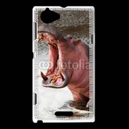 Coque Sony Xperia L Hippopatame