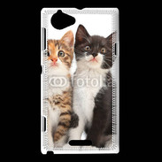 Coque Sony Xperia L Duo de chatons