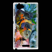 Coque Sony Xperia L Poisson coloré