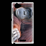 Coque Sony Xperia L Singe adulte 