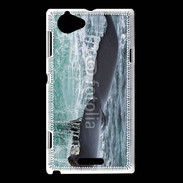 Coque Sony Xperia L Queue de Baleine 2