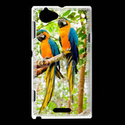 Coque Sony Xperia L Duo de perroquets