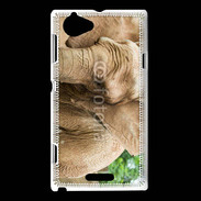 Coque Sony Xperia L Elephant d'Afrique