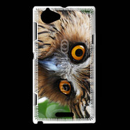 Coque Sony Xperia L Tête de chouette