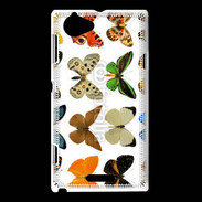 Coque Sony Xperia L Planche de papillons