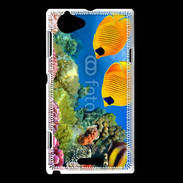 Coque Sony Xperia L Poisson jaune