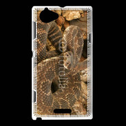 Coque Sony Xperia L Serpent à sonnette