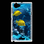 Coque Sony Xperia L Poisson tropical
