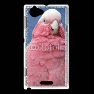 Coque Sony Xperia L Perroquet rose