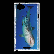Coque Sony Xperia L Requin tigre