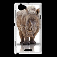 Coque Sony Xperia L Rhinocéros
