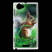 Coque Sony Xperia L Ecureuil