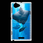Coque Sony Xperia L Raie Manta