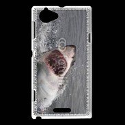Coque Sony Xperia L Attaque de requin blanc