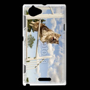 Coque Sony Xperia L Agility saut d'obstacle