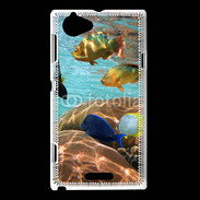 Coque Sony Xperia L Poissons et coraux 5