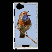 Coque Sony Xperia L Oiseau bleu