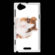 Coque Sony Xperia L Cochon d'inde 2
