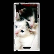 Coque Sony Xperia L Duo de chatons 2