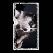 Coque Sony Xperia L Chiot Husky de Sibérie