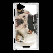 Coque Sony Xperia L Bulldog village people