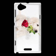 Coque Sony Xperia L Chiot Golden retriever 2