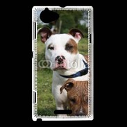 Coque Sony Xperia L Chien Staffordshire