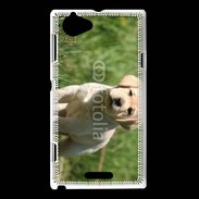Coque Sony Xperia L Mignon petit labrador