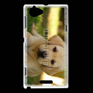 Coque Sony Xperia L Chiot labrador 4