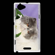 Coque Sony Xperia L Chat persan 1